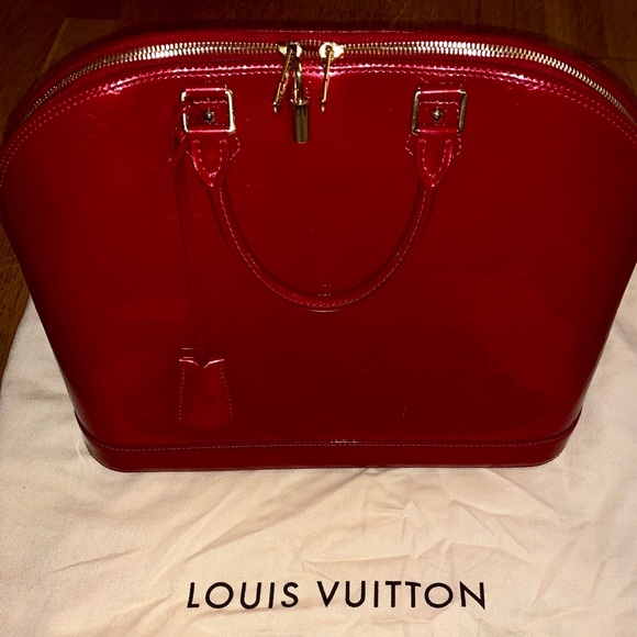 Louis Vuitton Handbags - AUTHENTIC LOUIS VUITTON ALMA GM RED